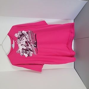 Vintage 2009 Lucas oil Hangtown Motocross classic pink t-shirt